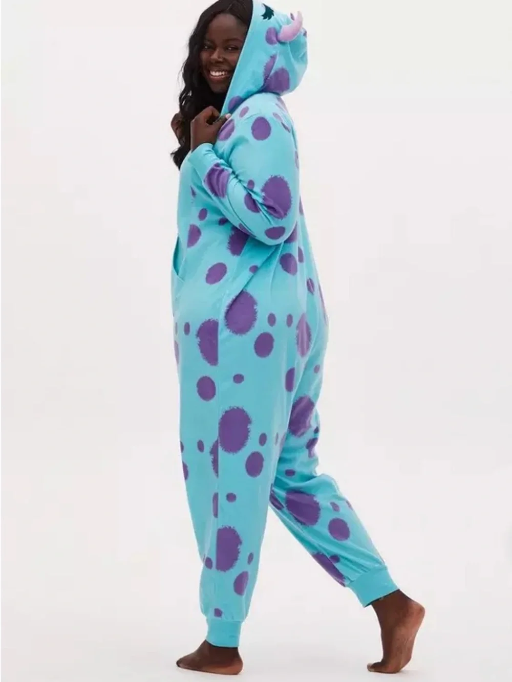 💜 Scaring is Caring! Torrid x Disney Pixar Monsters Inc. Sulley Fleece Onesie 😱 - Picture 3 of 3